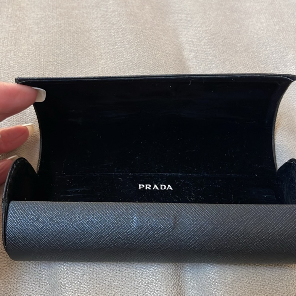 Prada case for glasses, black